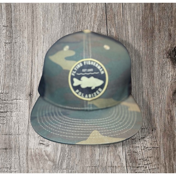Flying Fisherman Other - Flying Fisherman Bass Patch SnapBack Hat